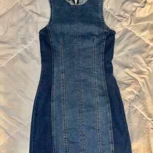 Forever 21 Blue Denim Mini Dress